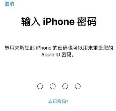 临渭苹果15维修网点分享iPhone 15六位密码怎么改四位 